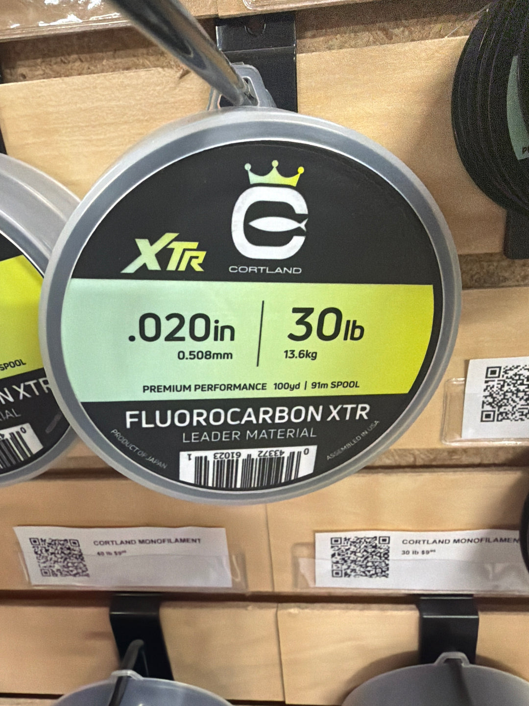 Cortland Fluorocarbon XTR Leader