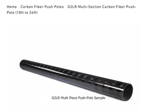 G2LR 23 Pushpole Standard Fork Nylon Tip