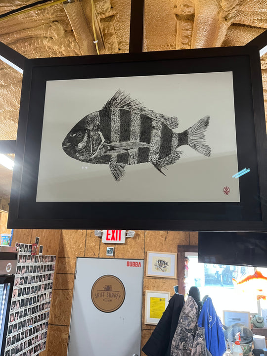 Japanese Art: Fish Ink Prints