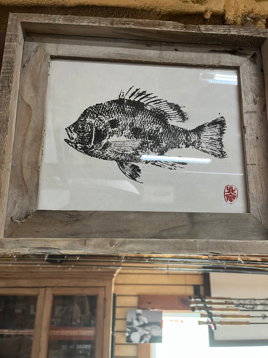 Japanese Art: Fish Ink Prints