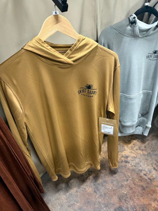 Grundens Tough Sun Hoodie "Skiff Supply Logo"