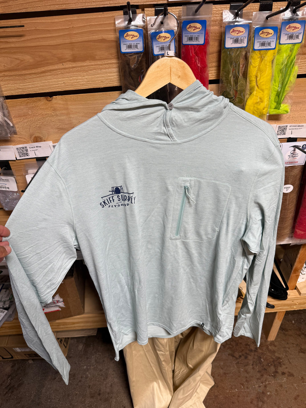 Patagonia Men's Capilene Cool Sun Hoody "Skiff Supply Logo"