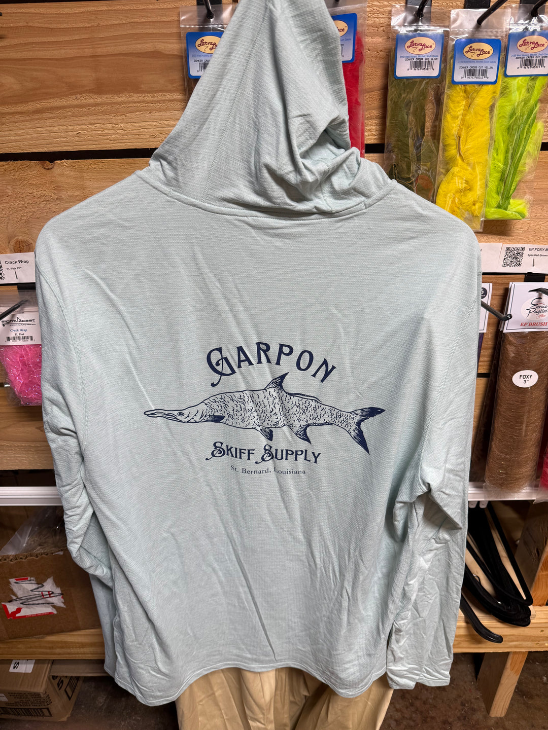 Patagonia Men's Capilene Cool Sun Hoody "Skiff Supply Logo"