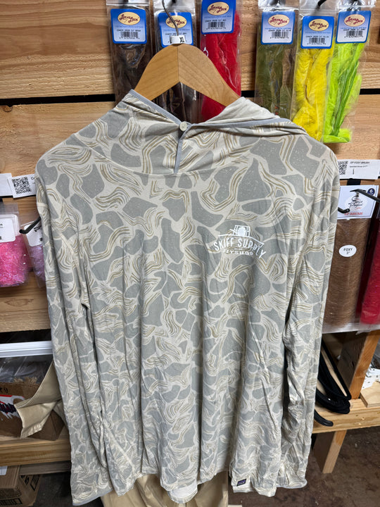 Patagonia Men's Tropic Comfort Natural Sun Hoody "Skiff Supply Logo"