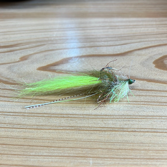 Fly Gutter Toad Belly tan and char 2/0