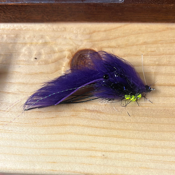 Fly Gutter belly Crawler purple 2/0