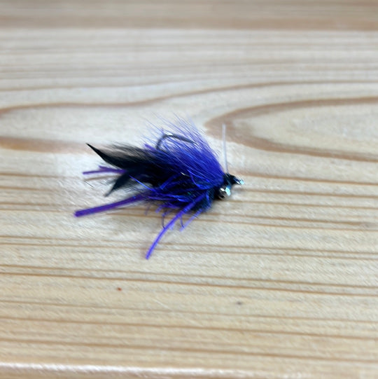 Fly Gutter Black and Purple Beignet to go