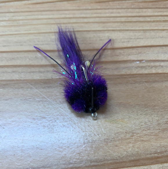 Purple Slider weedless 1/0